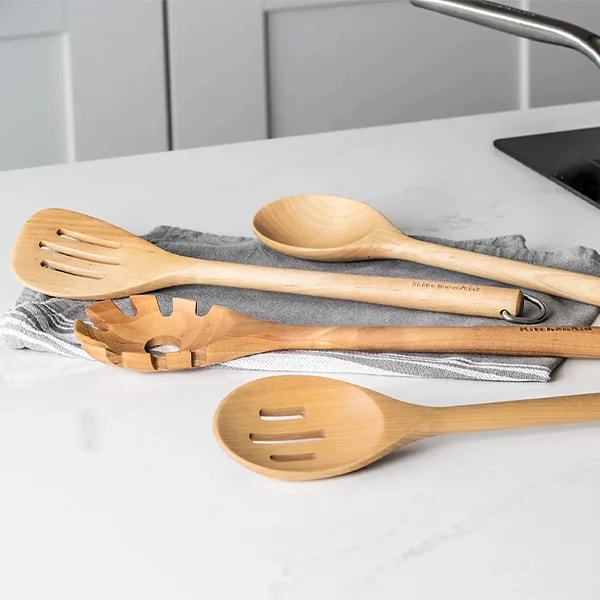 Wooden Tools Utensili Da Cucina In Betulla 4 Pz